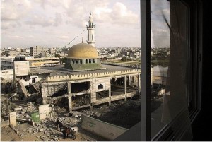 Palestinian mosque destroyed by Israel